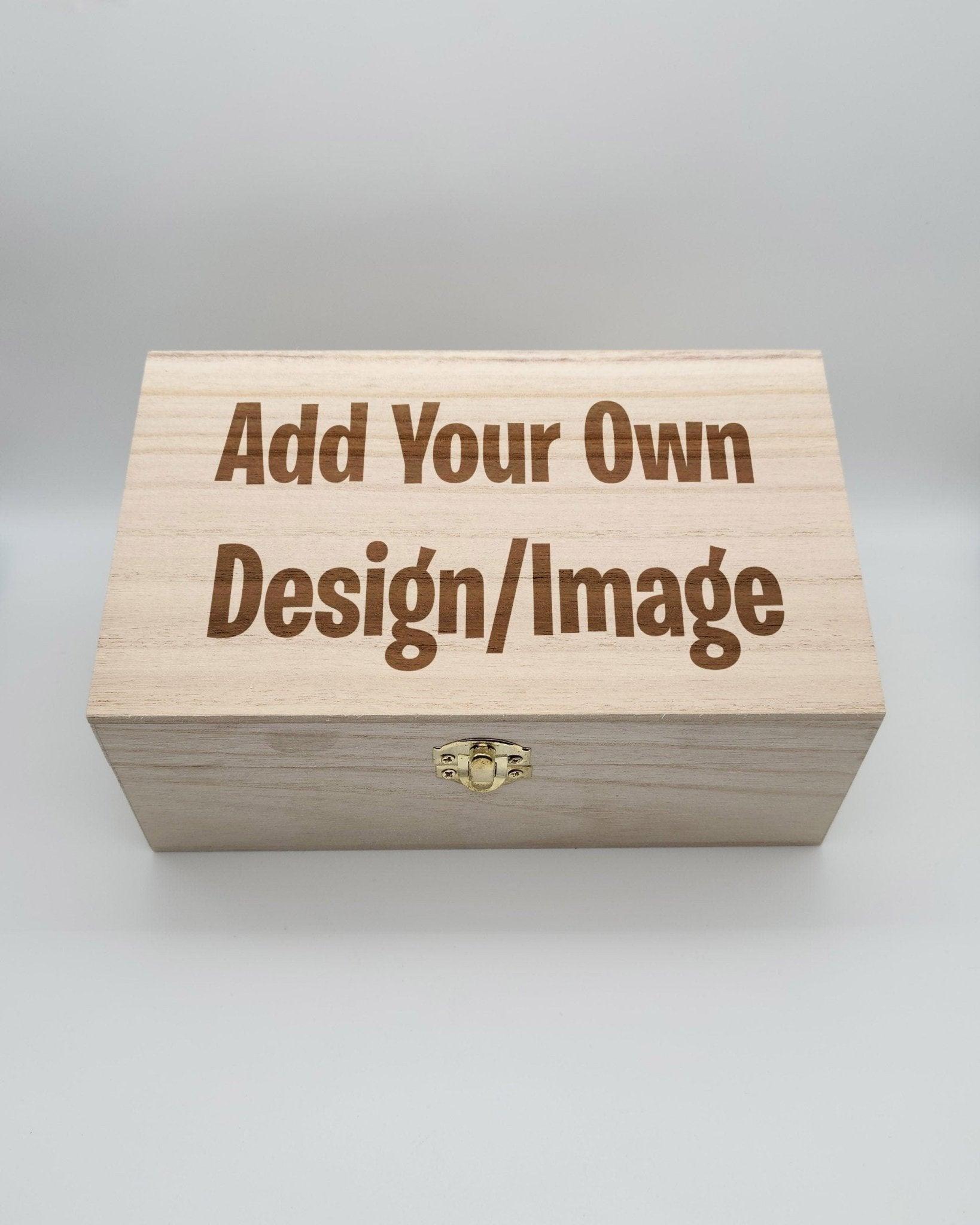 Add Custom Design To Stash Box - Custom Engraved Box