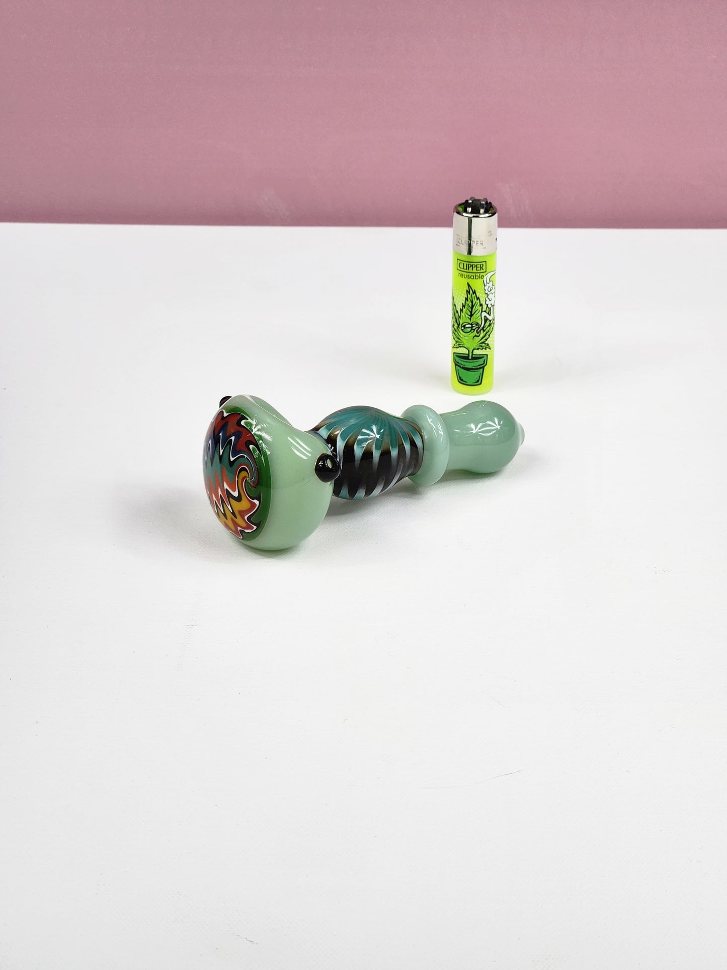 Color Bloom Glass Pipe