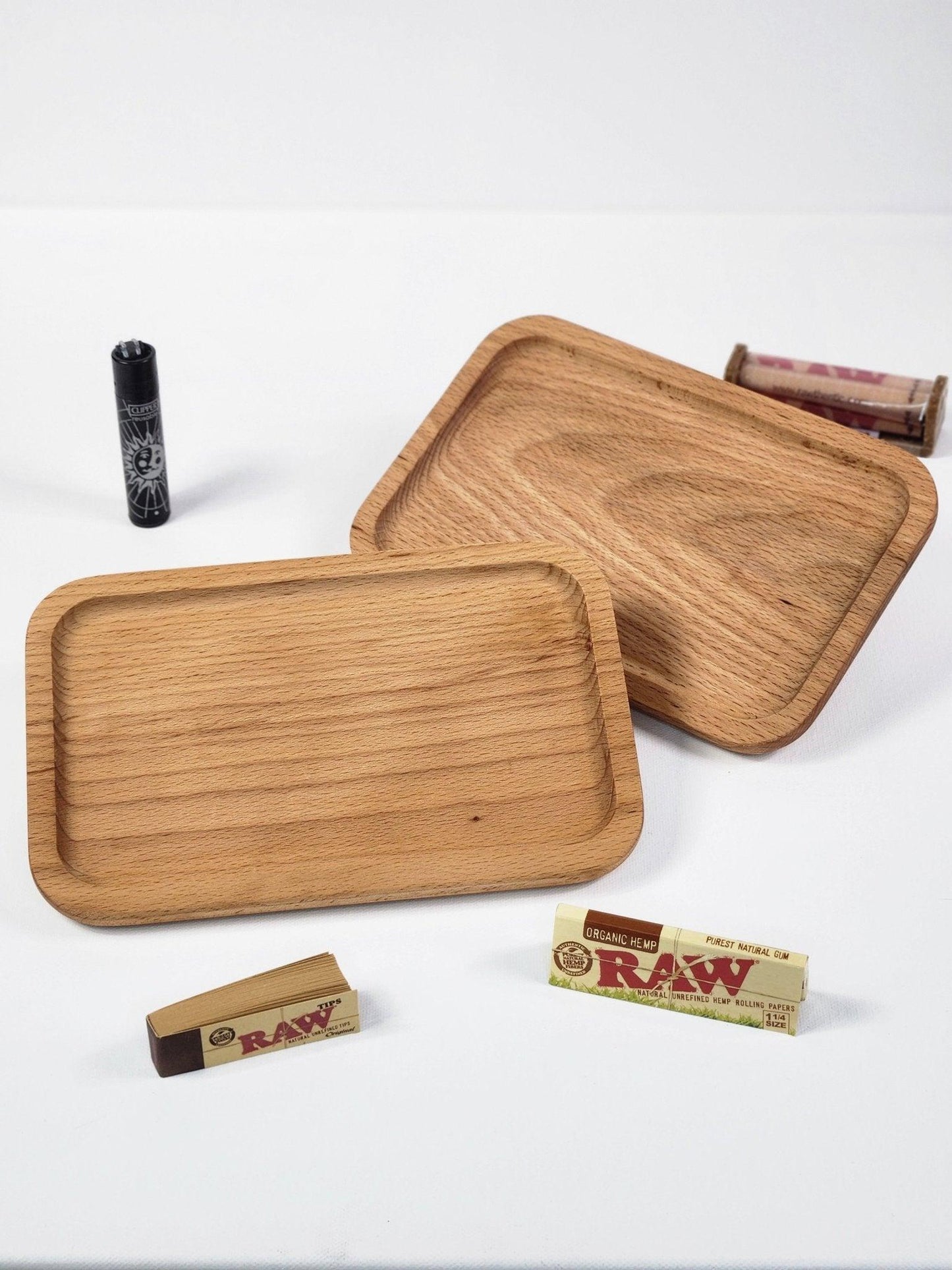 Boho Luna Moth Rolling Tray - The Bud Butler