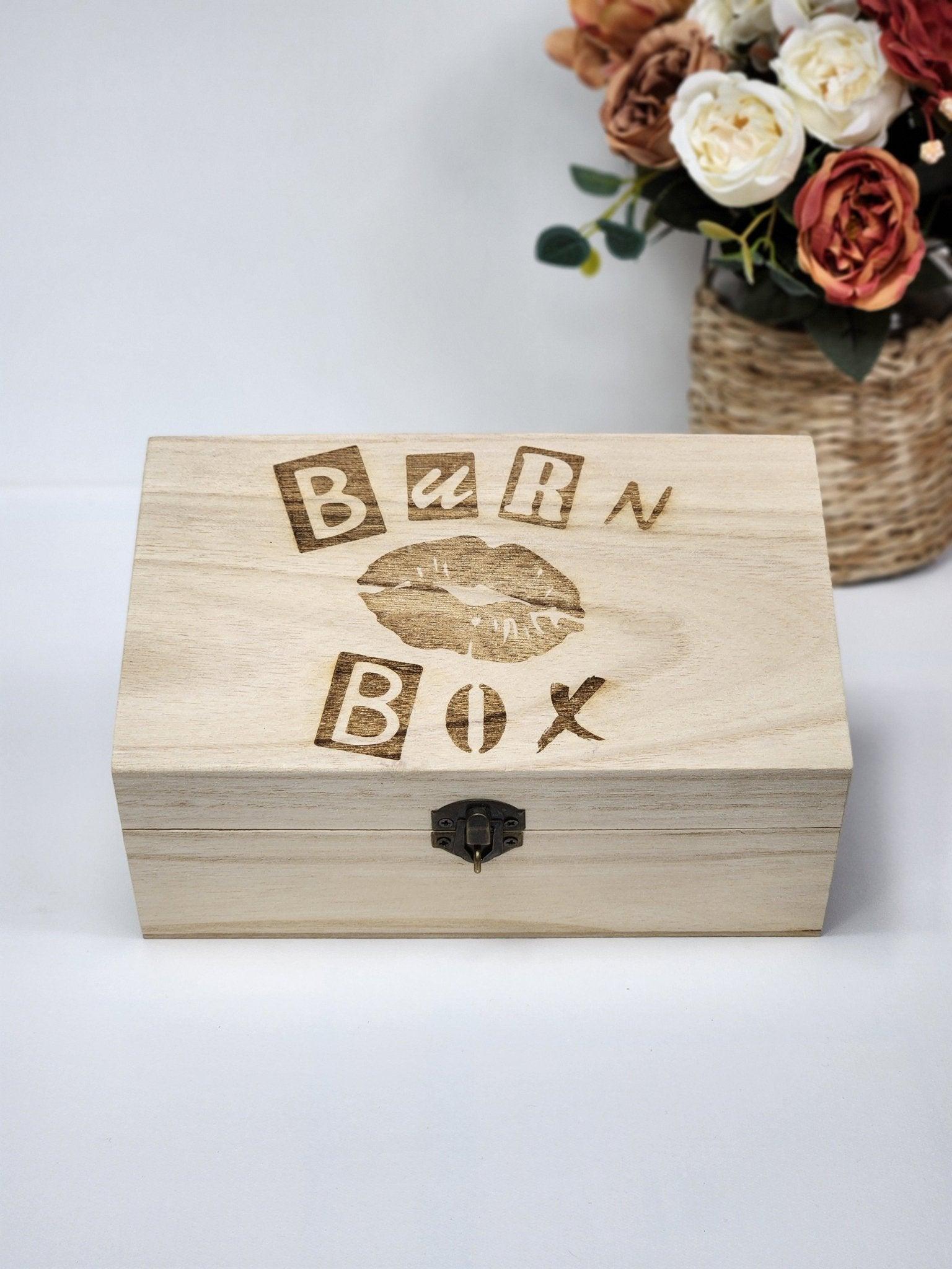 Burn Box Stash Box on Wooden Smokers Box