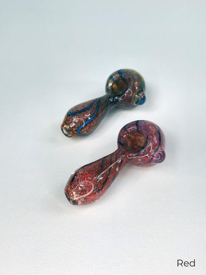 Galaxy Swirl Glass Pipe - The Bud Butler