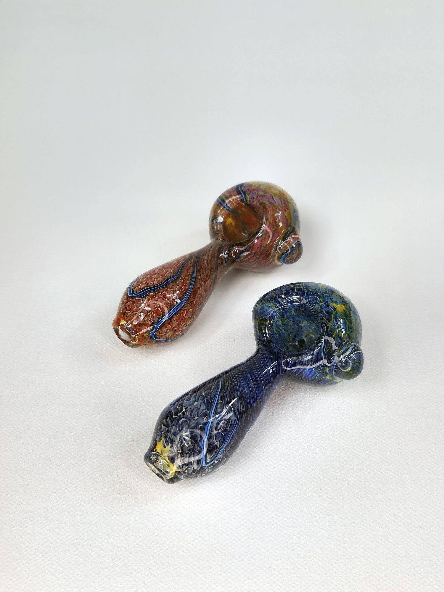 Galaxy Swirl Glass Pipe - The Bud Butler