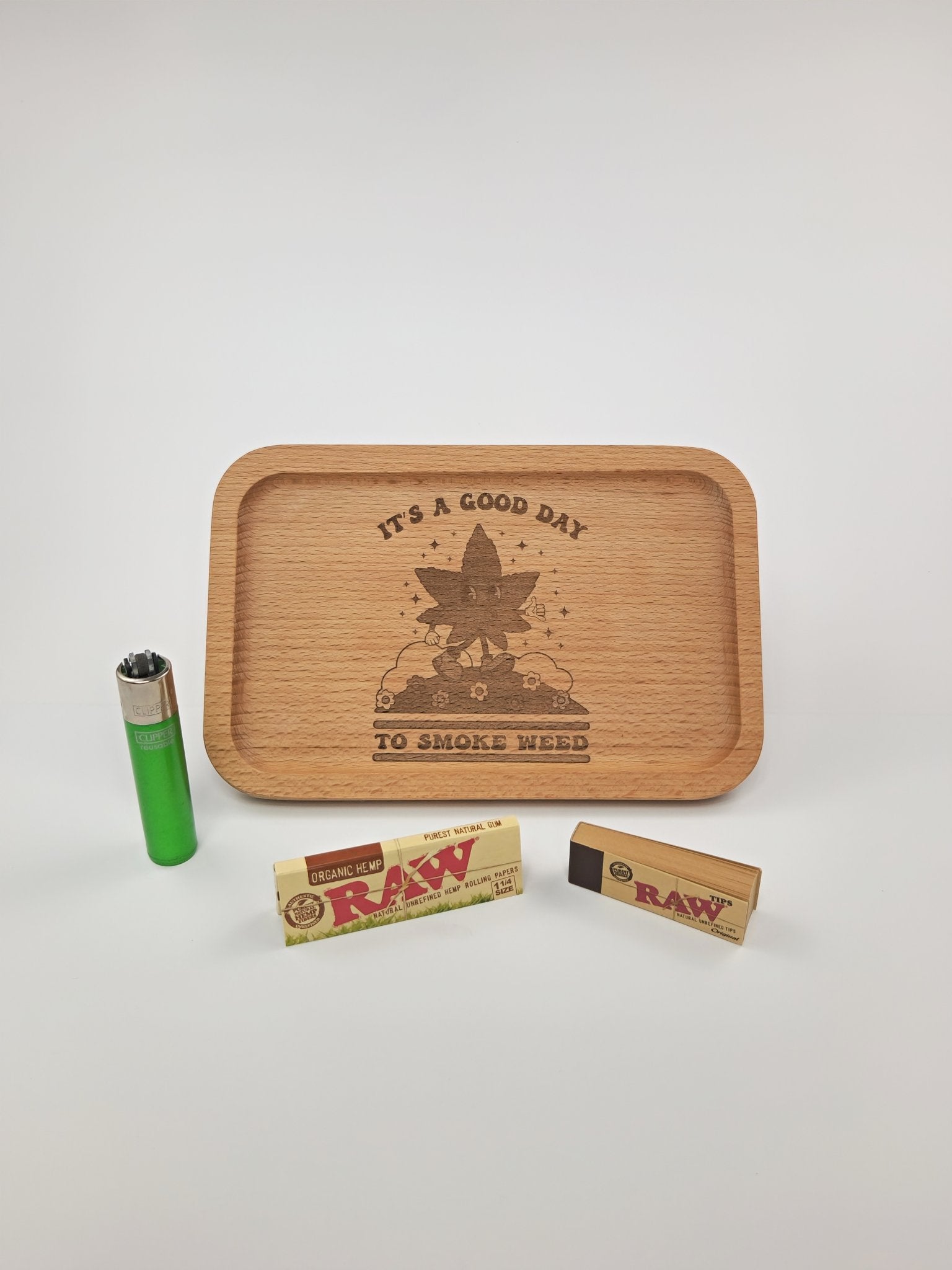 It's A Good Day To Smoke Rolling Tray - The Bud Butler