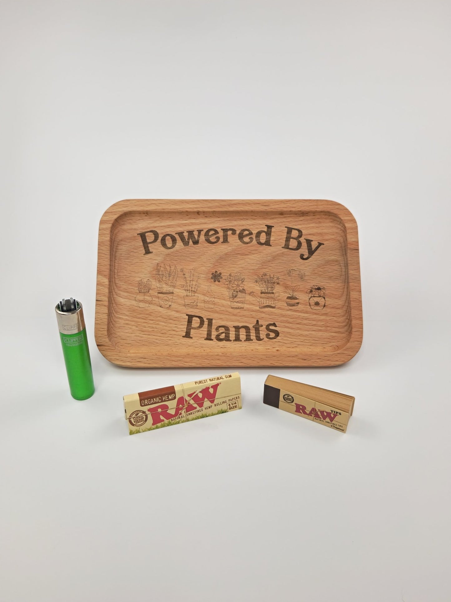 Powered By Plants Rolling Tray - The Bud Butler