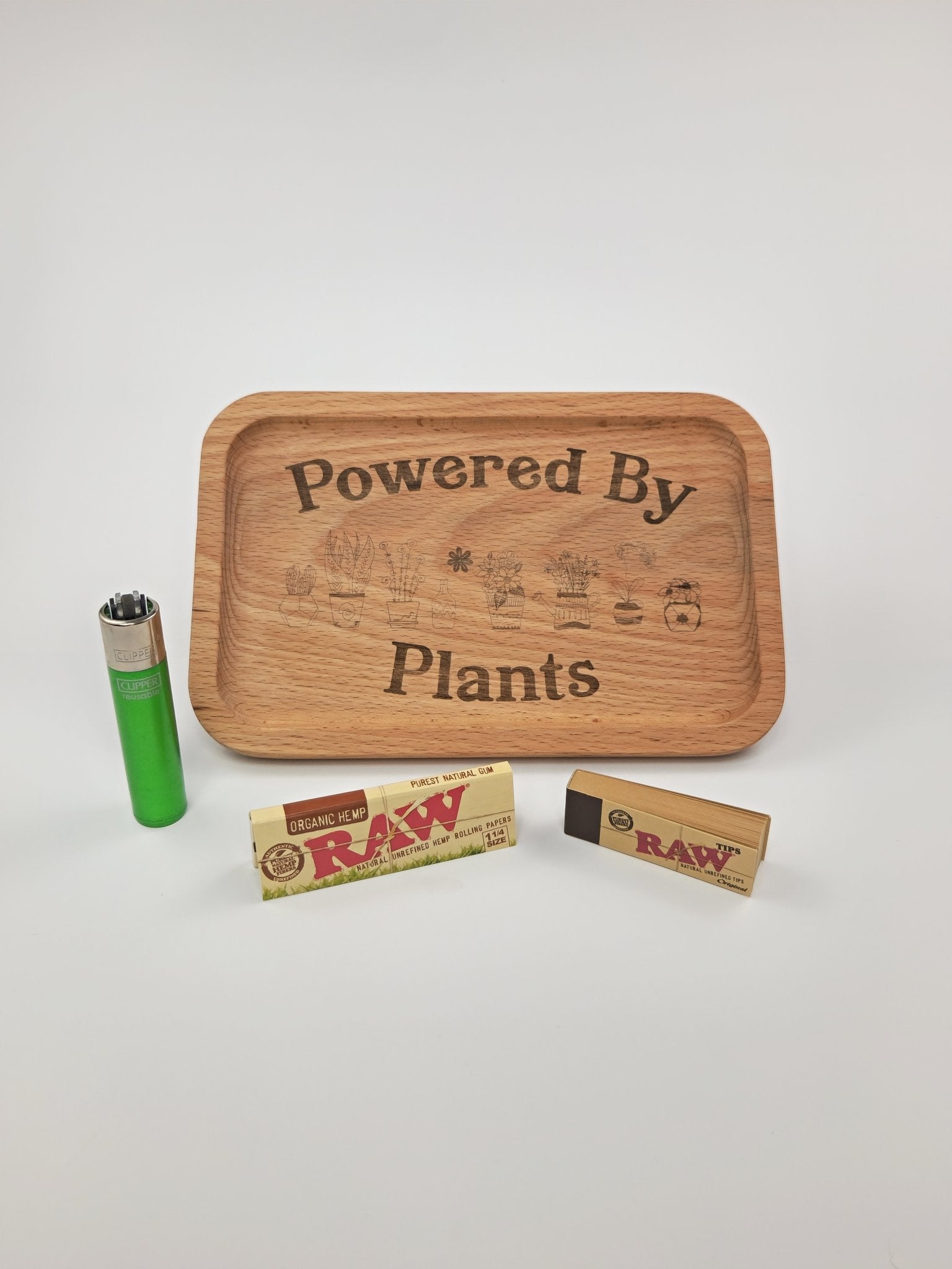 Powered By Plants Rolling Tray - The Bud Butler