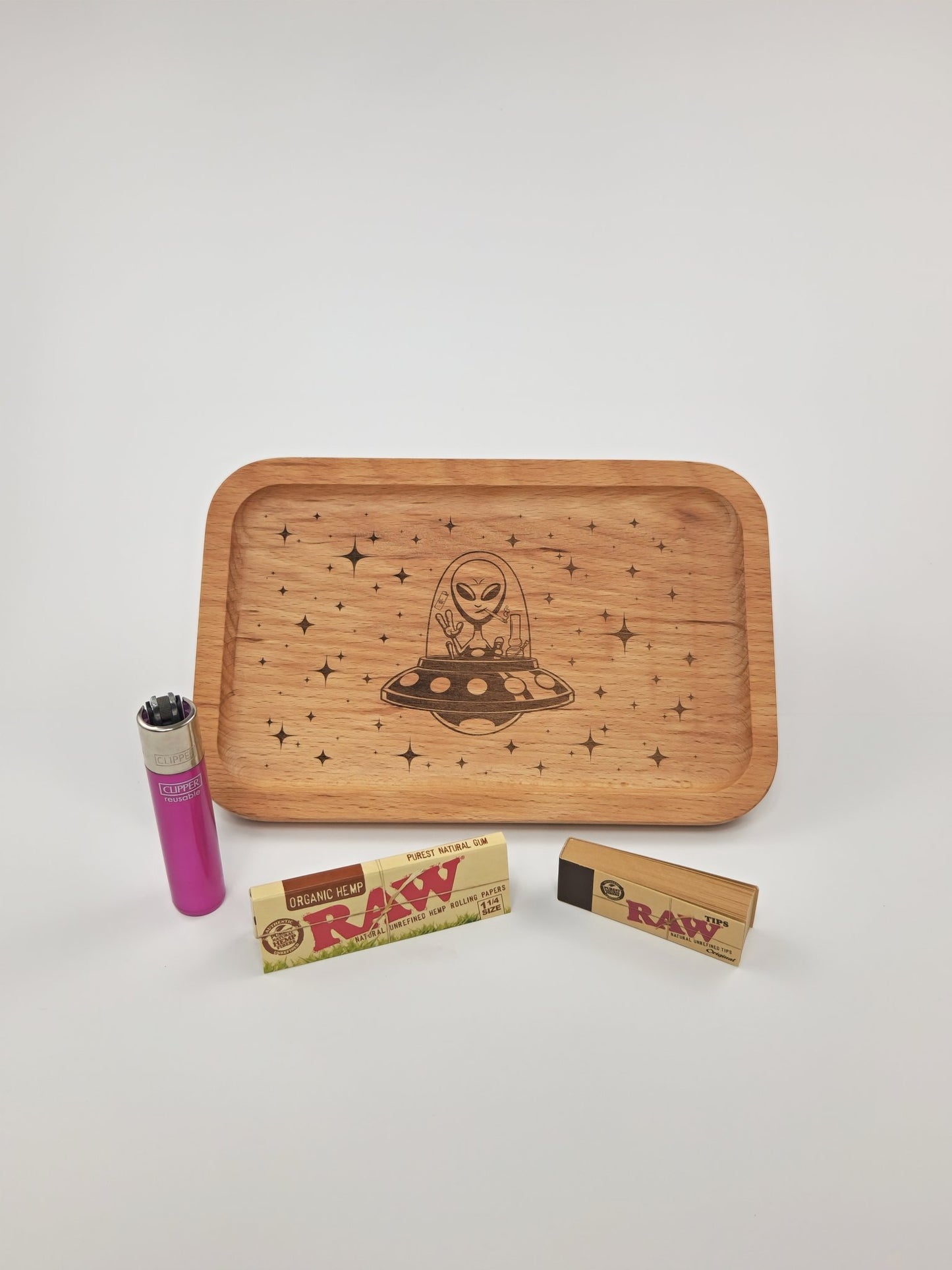 Smoking Alien Rolling Tray - The Bud Butler
