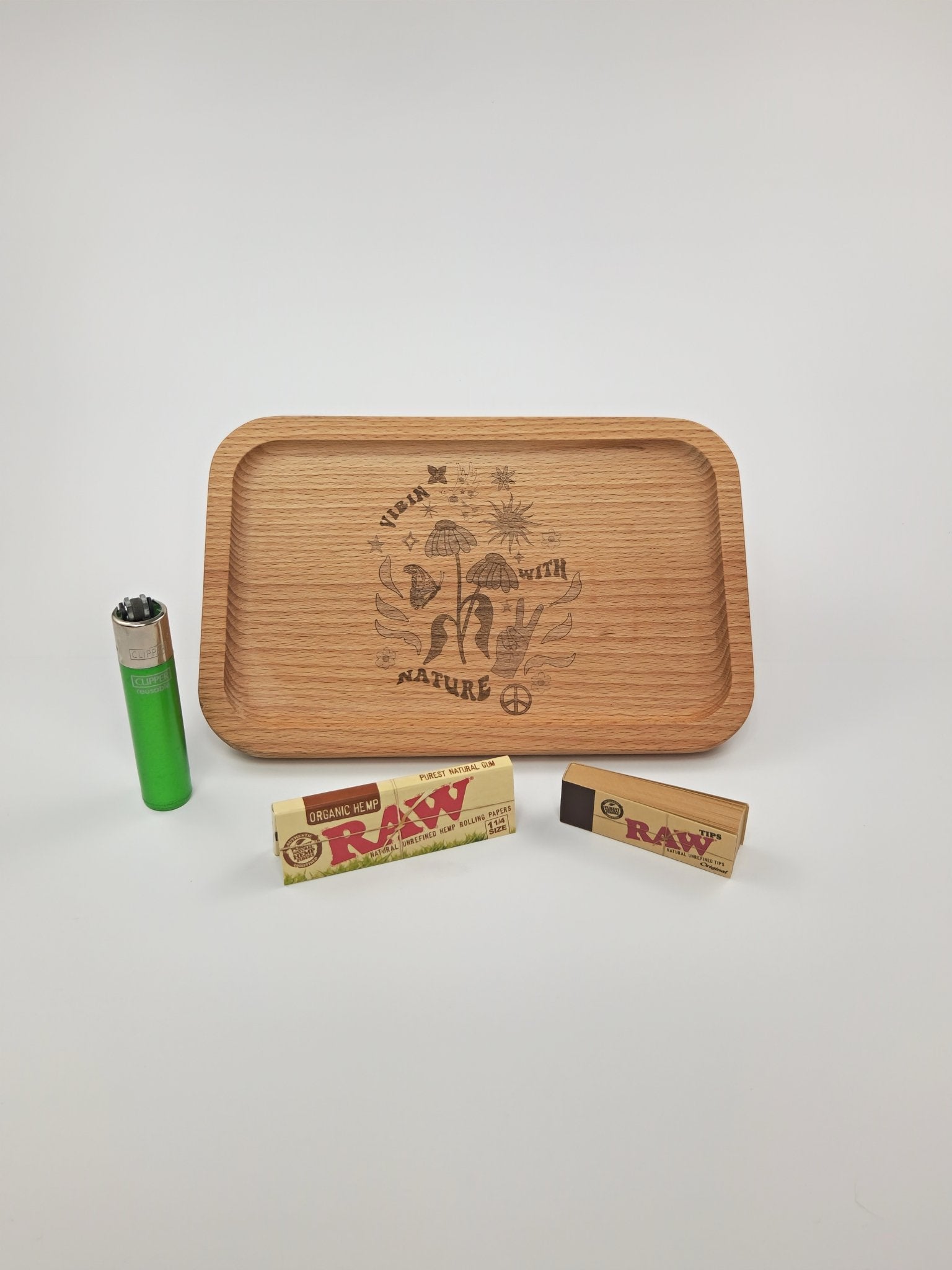 Vibin' With Nature Rolling Tray - The Bud Butler