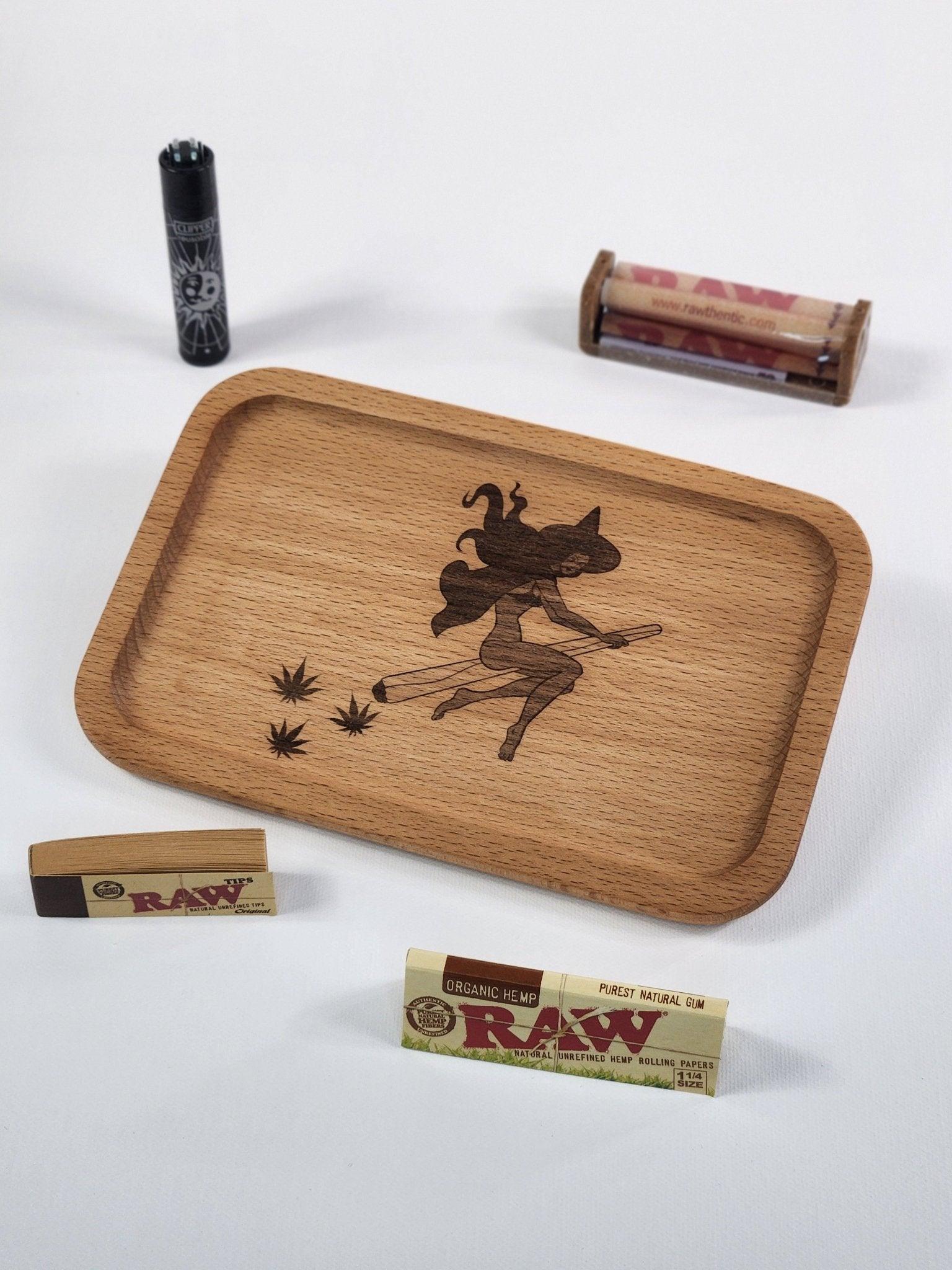Weed Witch on Rolling Tray - The Bud Butler
